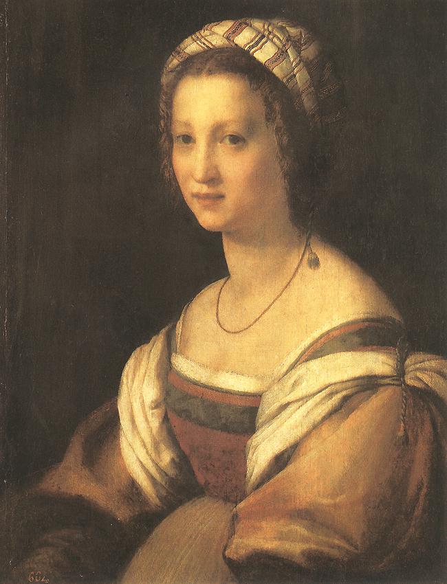 Andrea del Sarto Portrait of the Artist's Wife